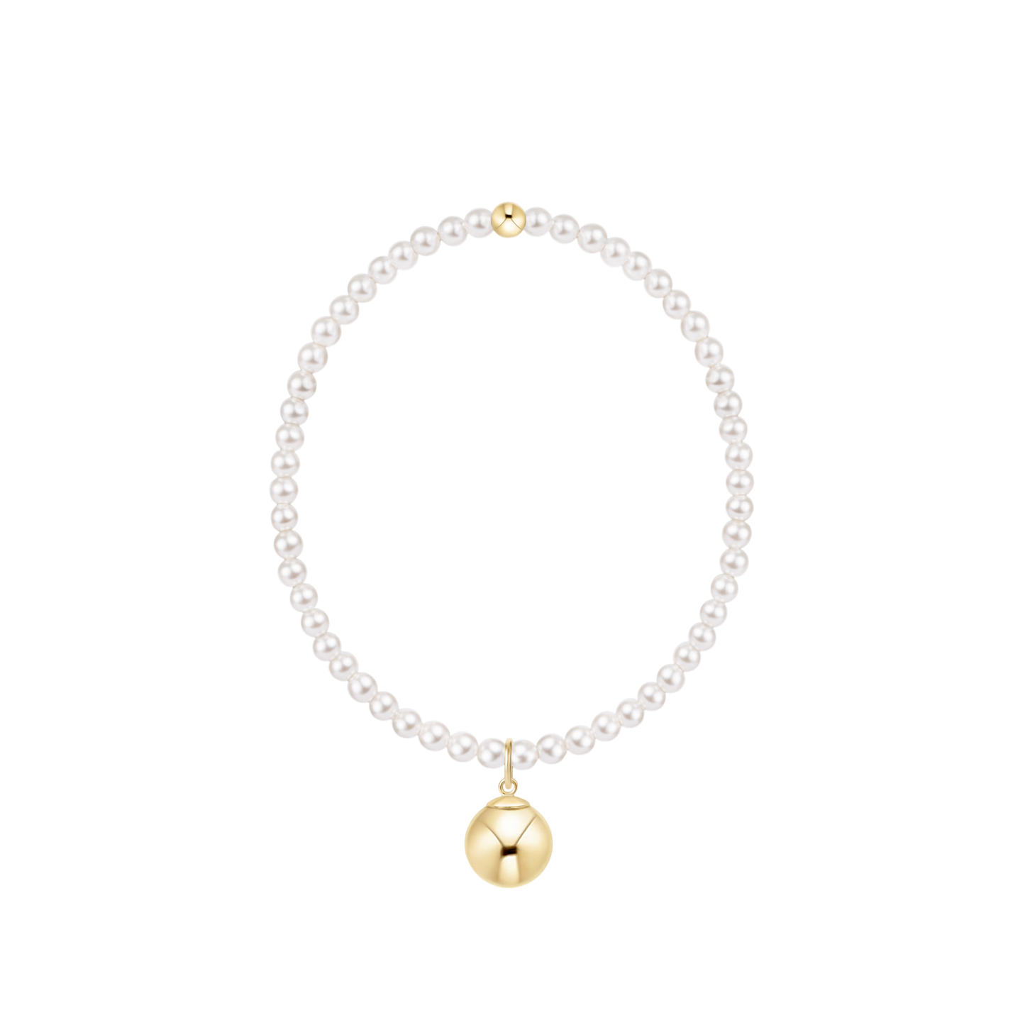 Extends Classic Pearl 3mm Bracelet - Classic Gold