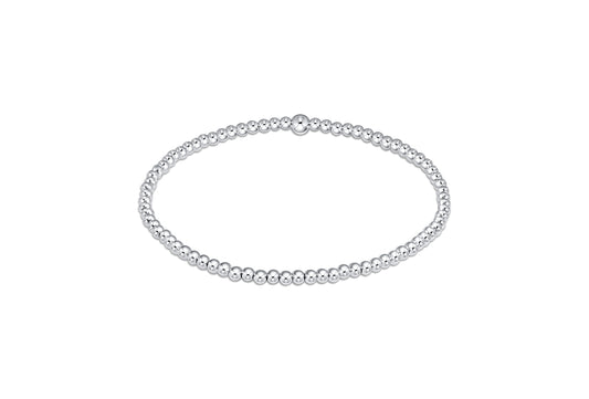 Extends Classic Sterling 2.5mm Bead Bracelet