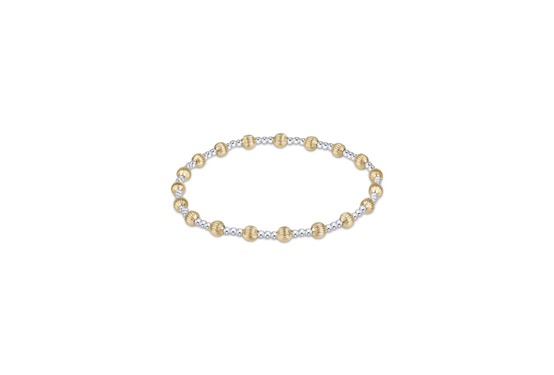 Extends Dignity Sincerity Mixed Metal 4mm Bracelet