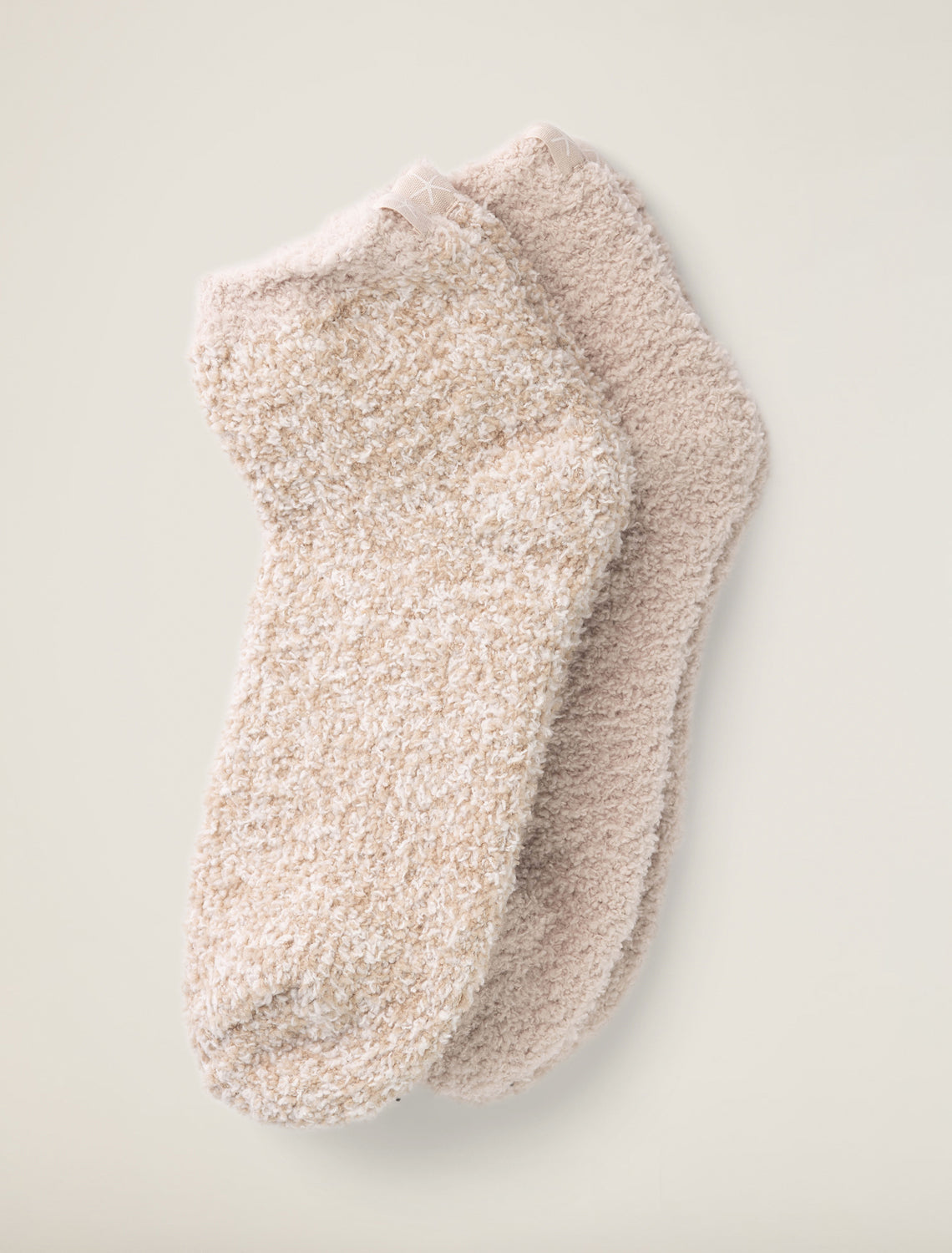CozyChic two pair tennis socks - stone multi