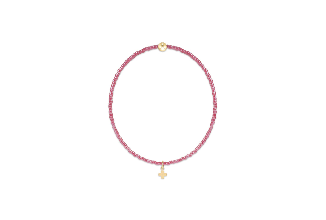 Hope Classic Pink Champagne Bracelet - Signature Cross