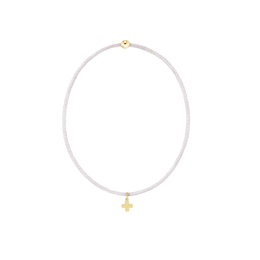 Hope Classic Silky White Bracelet - Signature Cross