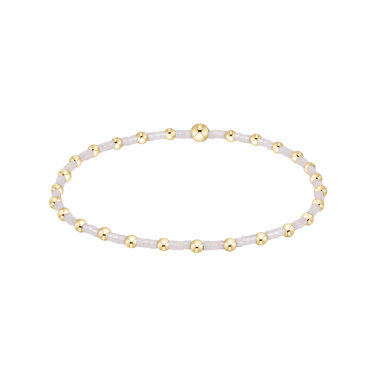 Hope Sincerity Bracelet - Silky White
