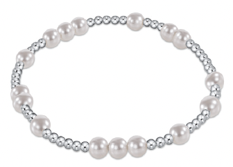 Hope Unwritten Bracelet Sterling 5mm Pearl