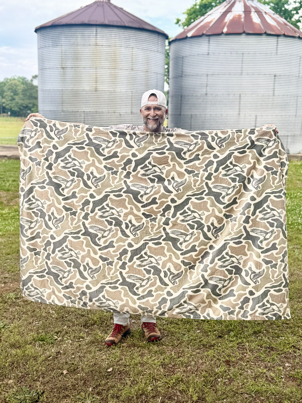 Camo Duck Fleece Blanket