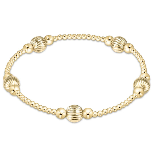 Purpose Dignity 6mm Bead Bracelet - Gold