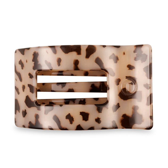 Rectangular Flat Hair Clip - Blonde Tortoise