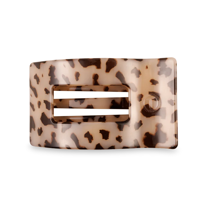 Rectangular Flat Hair Clip - Blonde Tortoise