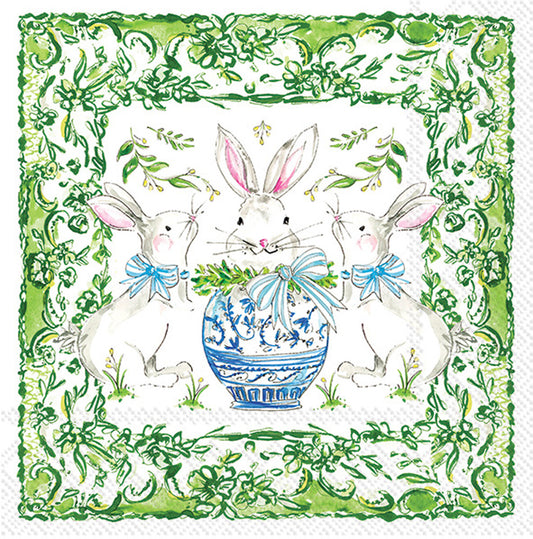 Easter Bunnies Cocktail Napkins