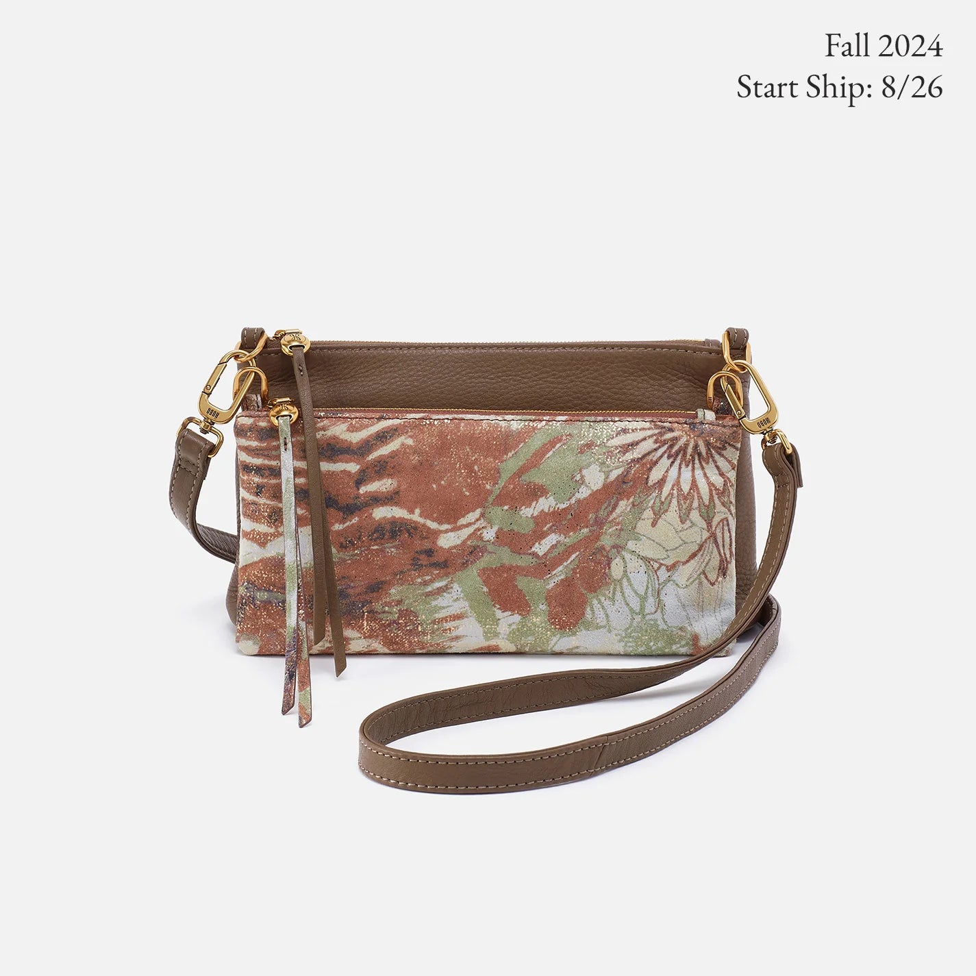 Darcy Double Crossbody - Dark Elm