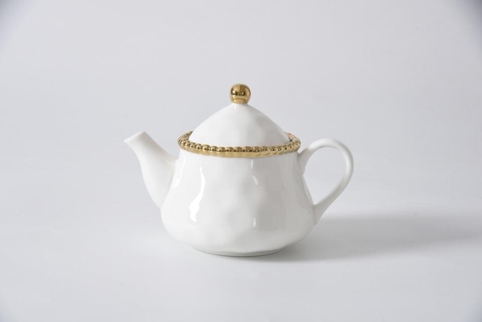 Gold Salerno Tea Pot