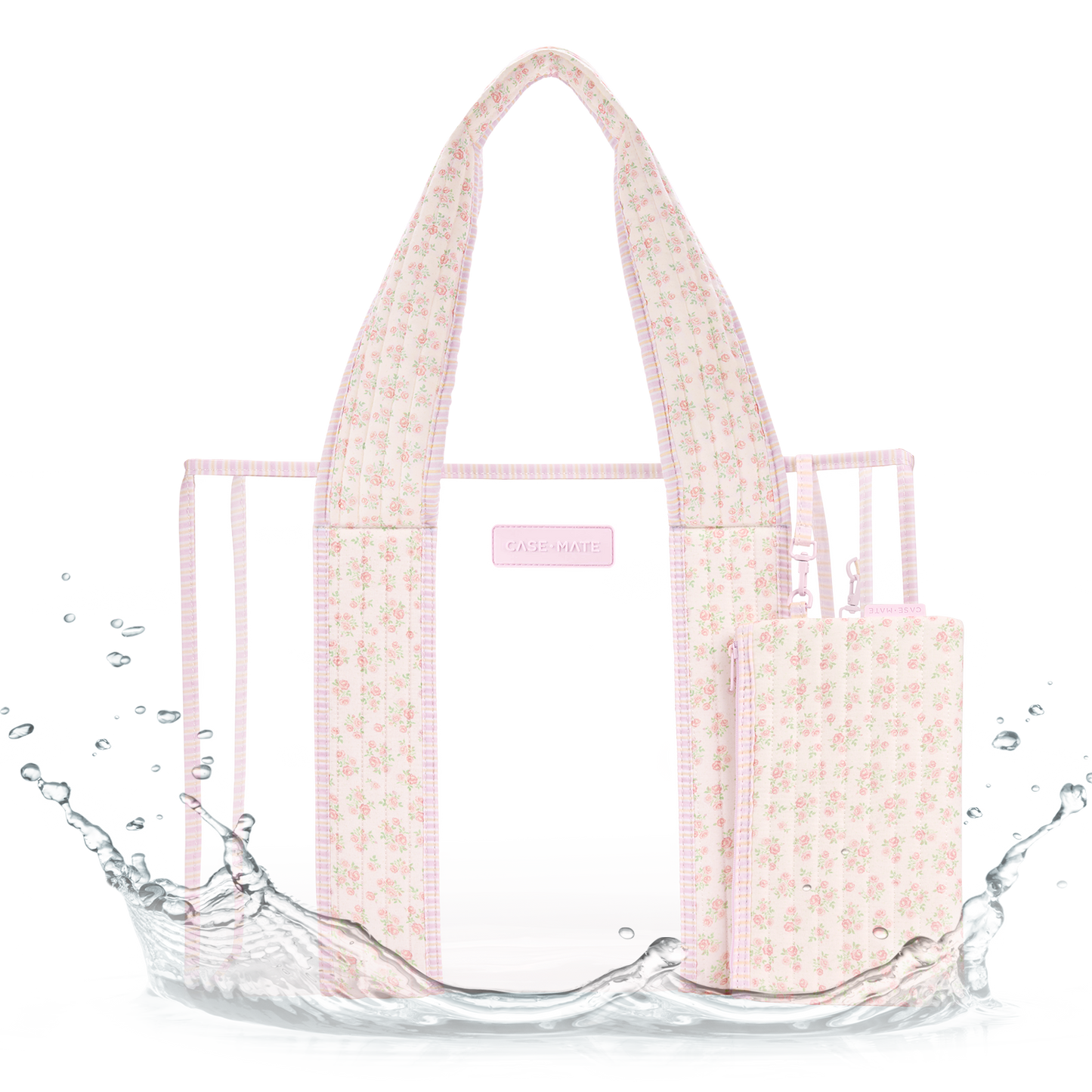Jelly Tote w/ Phone Pouch - Quilted Ditsy Floral