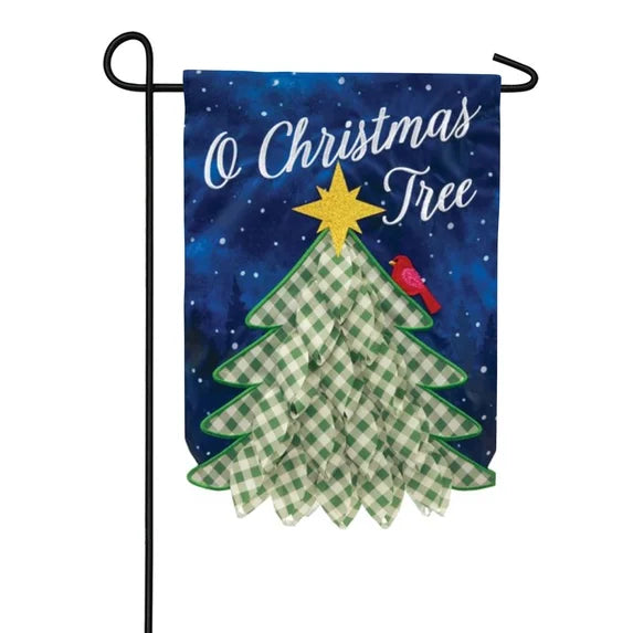 O Christmas Tree Garden Flag