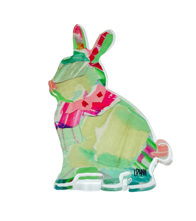 Green Acrylic Bunny