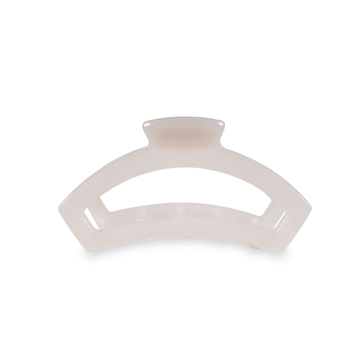 Open Coconut White Small Hair Clip