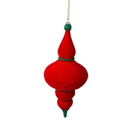 7" Fascinating Felt Finial Ornament