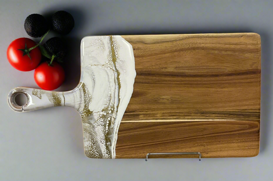 Acacia Cheese Board-Med-Marbl
