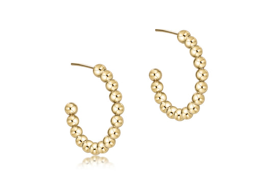 Bead Classic 1.25" Hoop-4mm Gol