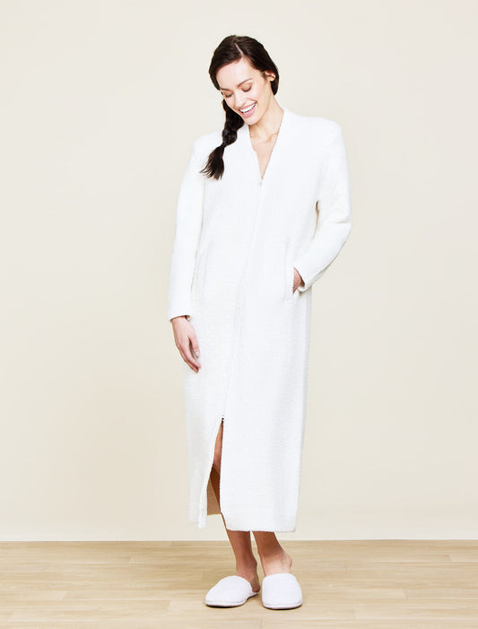 CozyChic full zip cream lounger - s/m