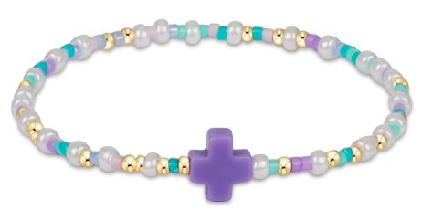 egirl Hope Unwritten Bracelet Signature Cross Bracelet-How Do You Lilac Me Now