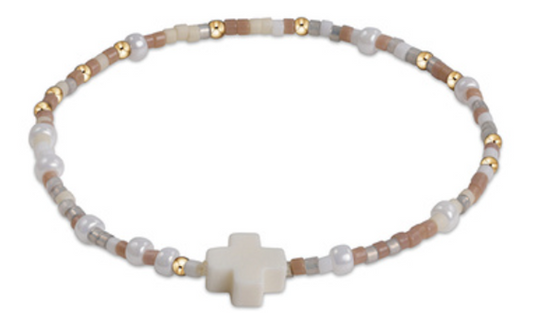 egirl Hope Unwritten Signature Cross Bracelet-Say It Ain't Snow