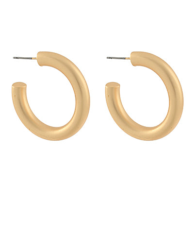 Vintage Gold Hoop