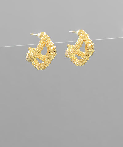 3 Row Rope Textured Hoop
