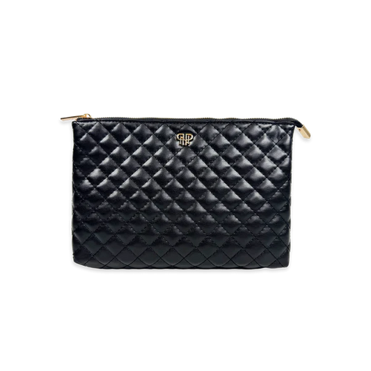 Everyday Sleek -Black Quilted