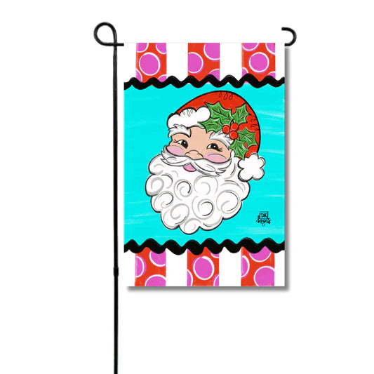 Santa garden glam flag