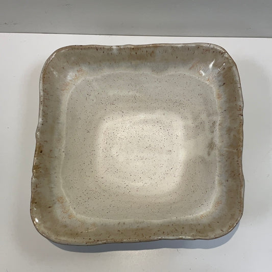 Deep Square Bowl - Dogwood