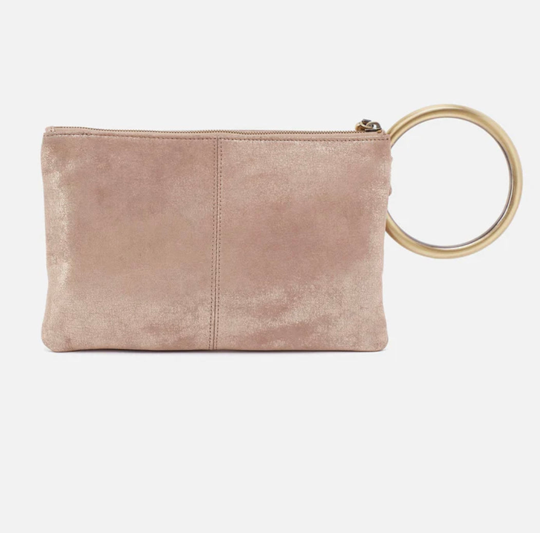 Sheila Hard Ring Clutch - Gilded Beige