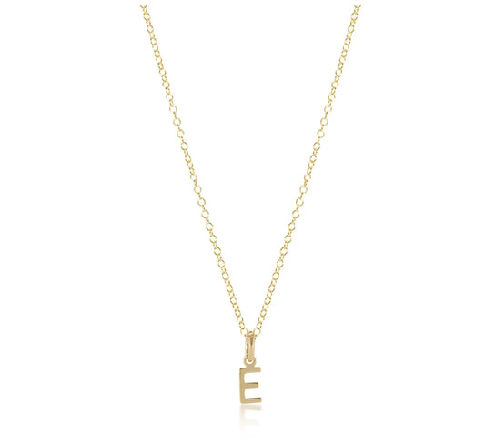 "16" Gold Charm Necklace H