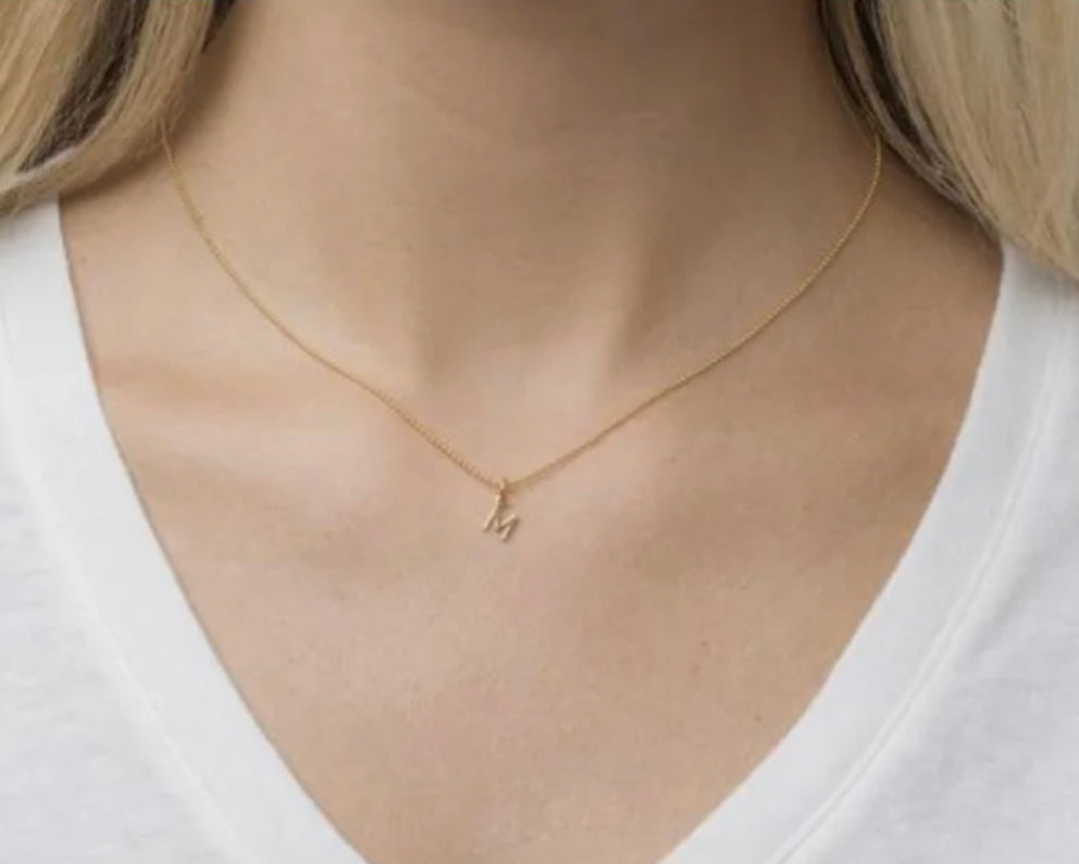 "16" Gold Charm Necklace F