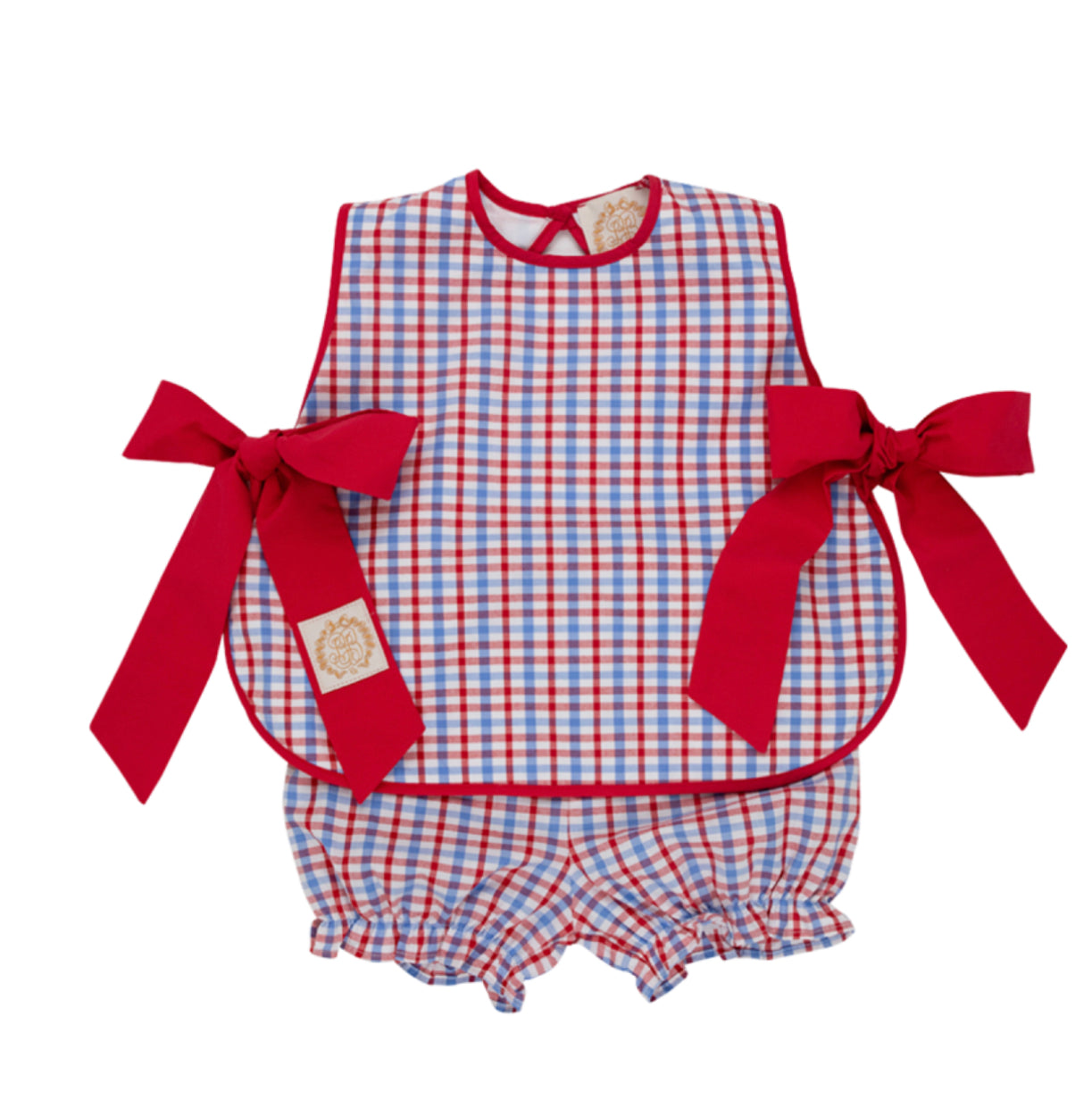 Talbott Tie Side - Provincetown Plaid / Richmond Red