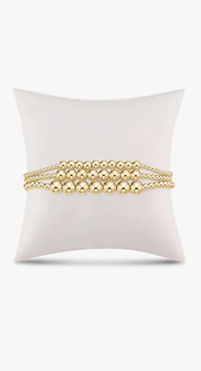 Classic Gold Bead Blis 6mm Brac