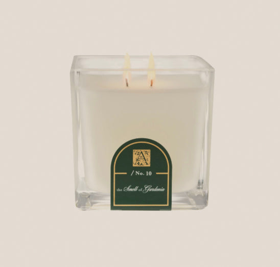The Smell of Gardenia - Cube Glass Candle
