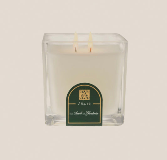 The Smell of Gardenia - Cube Glass Candle