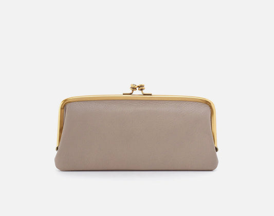 Cora Large Frame Wallet-Taupe