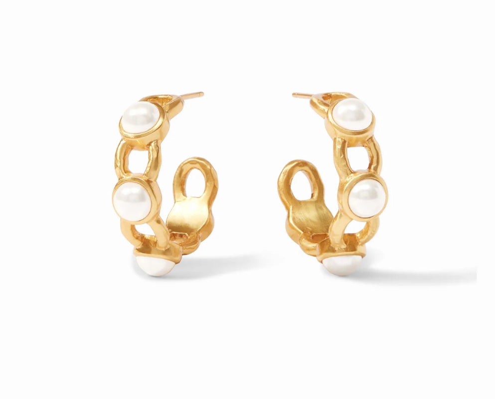 Palermo Pearl Hoop-Small