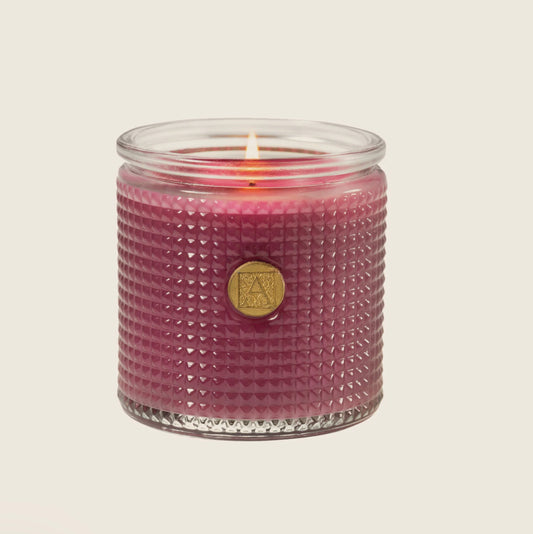Sparkling Currant -  Textured Glass Candle
