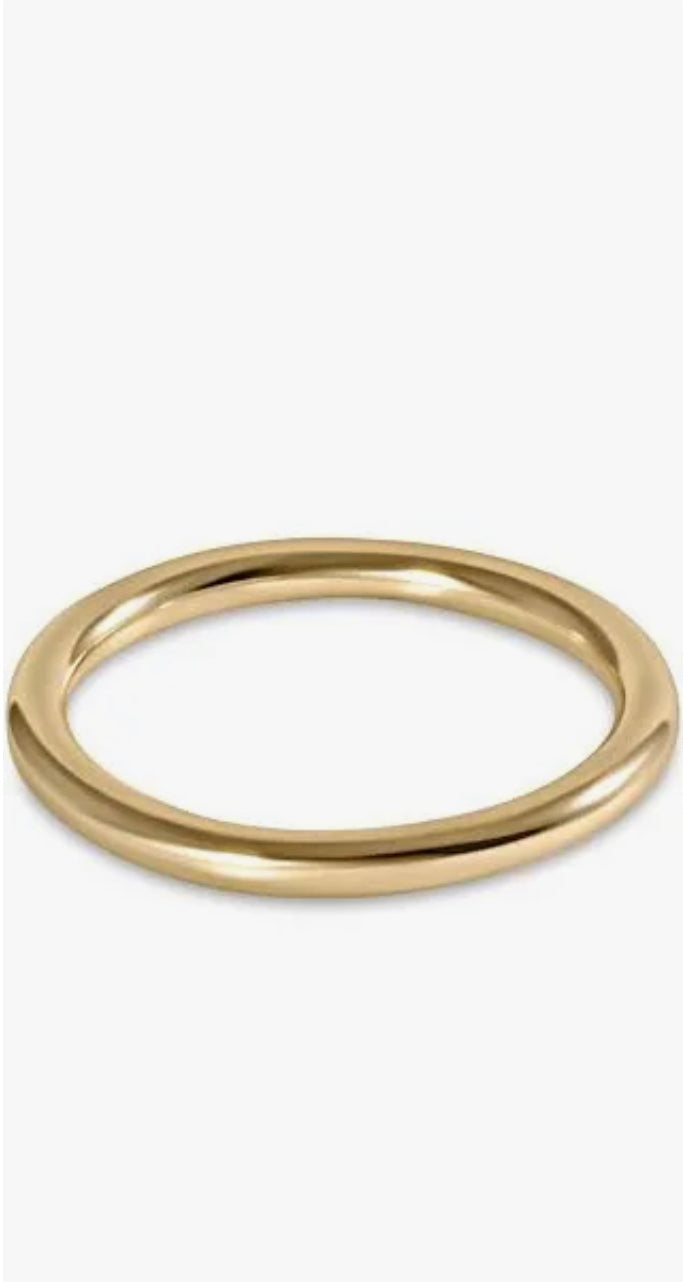 Classic Gold Band Ring - Size 6