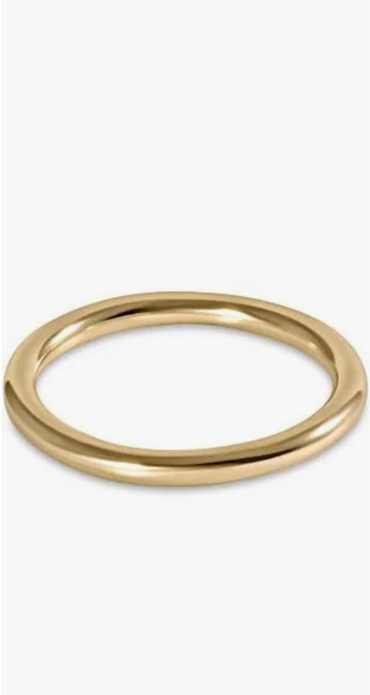 Classic Gold Band Ring - Size 6