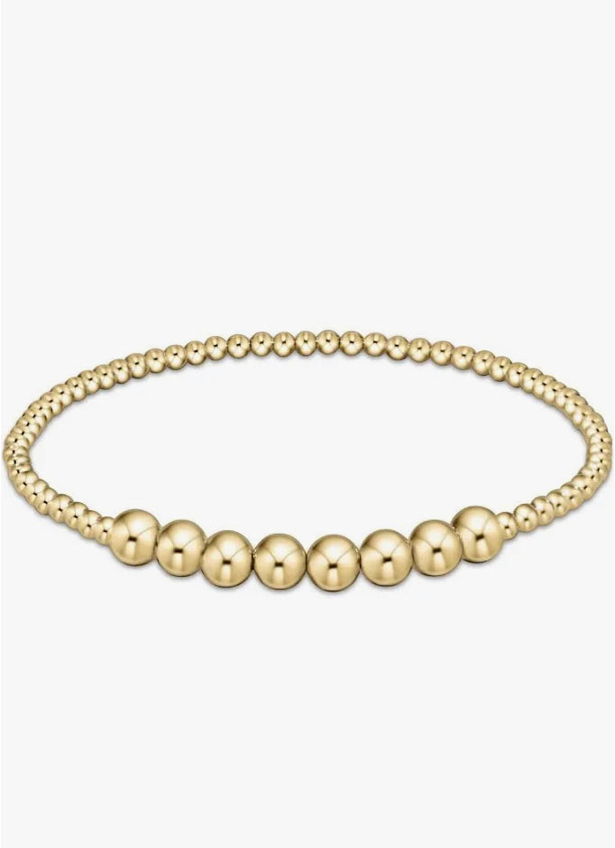 Classic Gold Bead Blis 5mm Brac