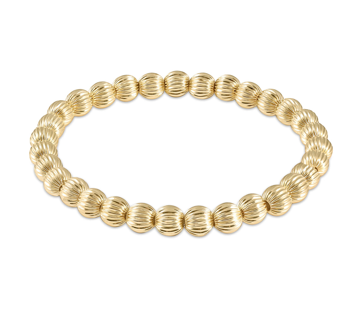 Extends - Dignity Gold 6mm Bead Bracelet