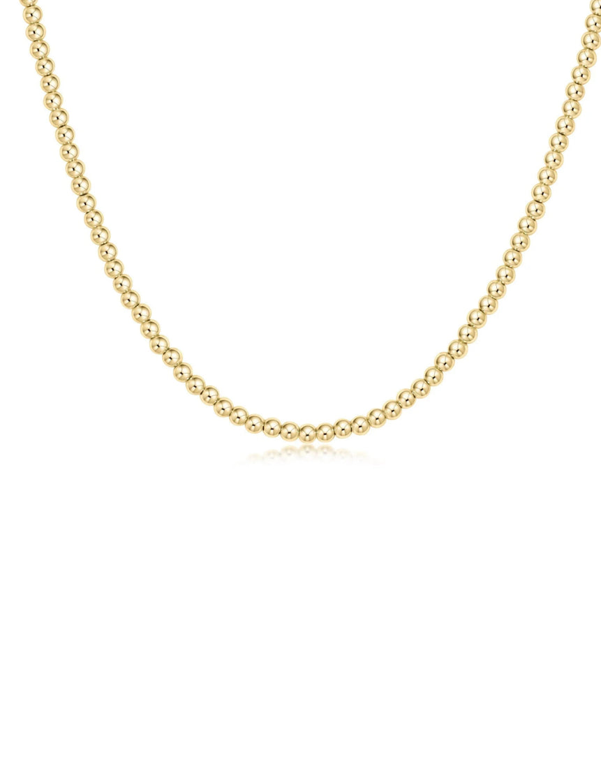 15" Choker Classic Gold 2mm Bea