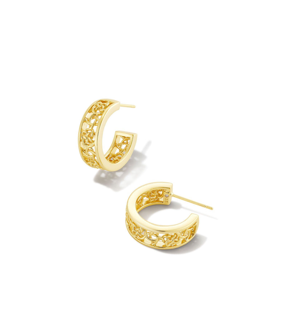 Kelly Huggie Earring Gold Metal