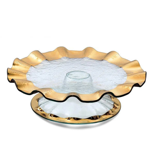 Ruffle Cake Stand 14 1/4"