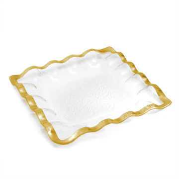 11 1/2 " Ruffle Square Server G