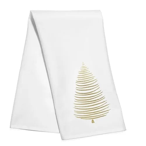 Gold Tree Tea Towel 1