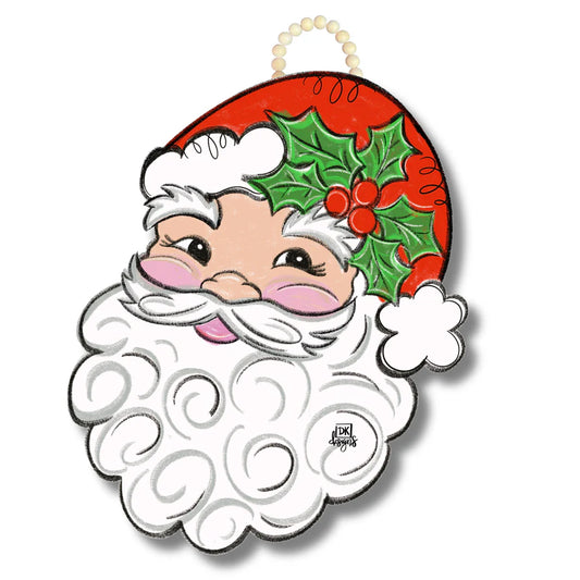 Santa door hanger